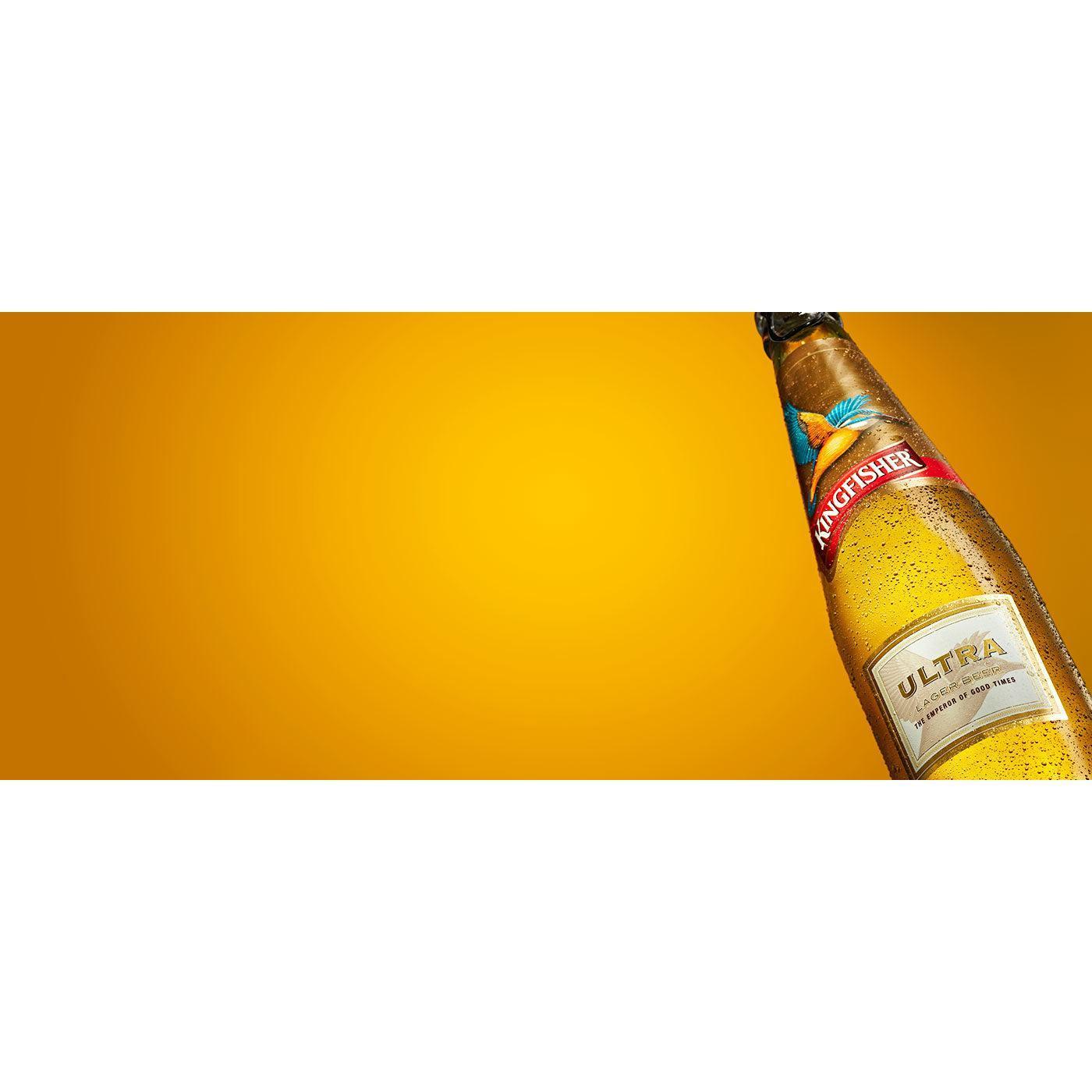 Kingfisher Ultra Premium Lager Beer 650ml
