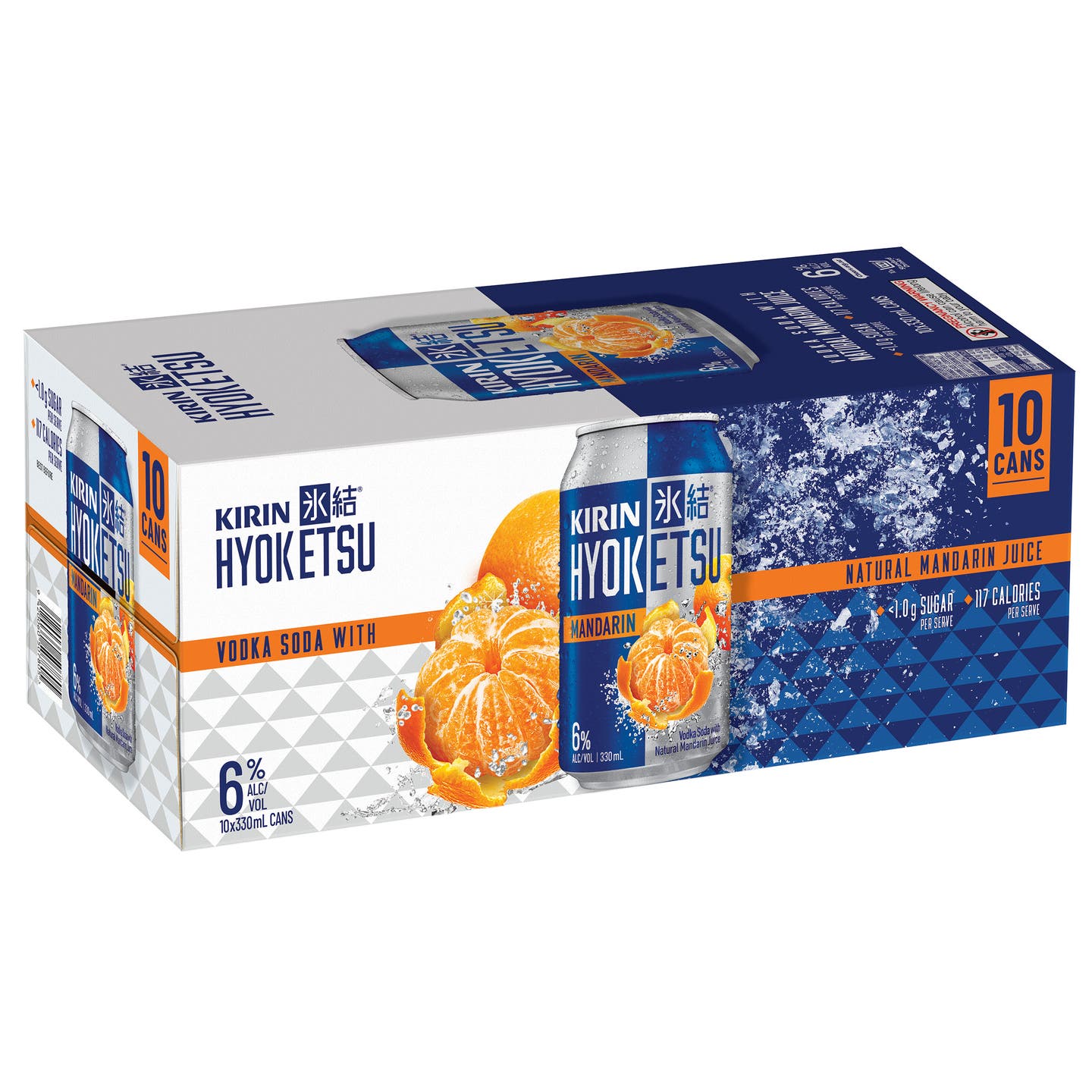Kirin Hyoketsu Mandarin 10 Pack Cans 330ml