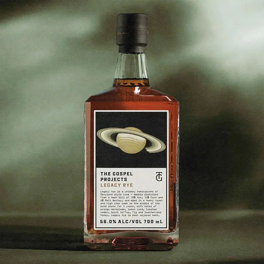 The Gospel Projects Legacy Rye Whiskey 700ml