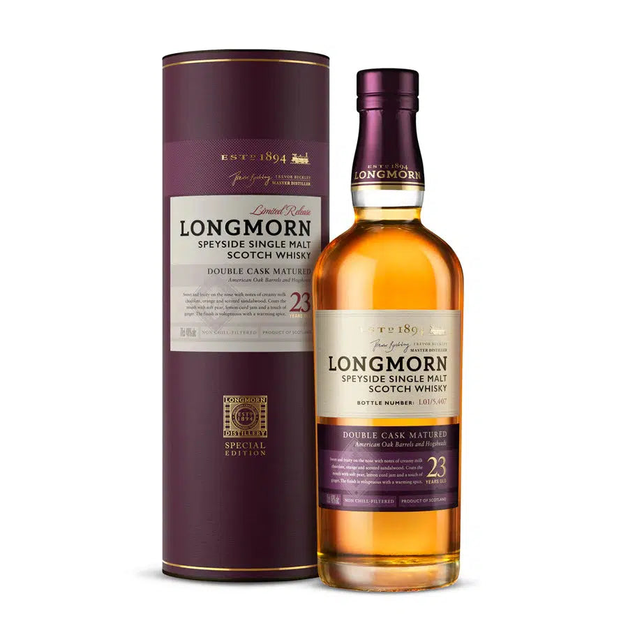 Longmorn 23 Year Old Double Cask Single Malt Scotch Whisky 700ml