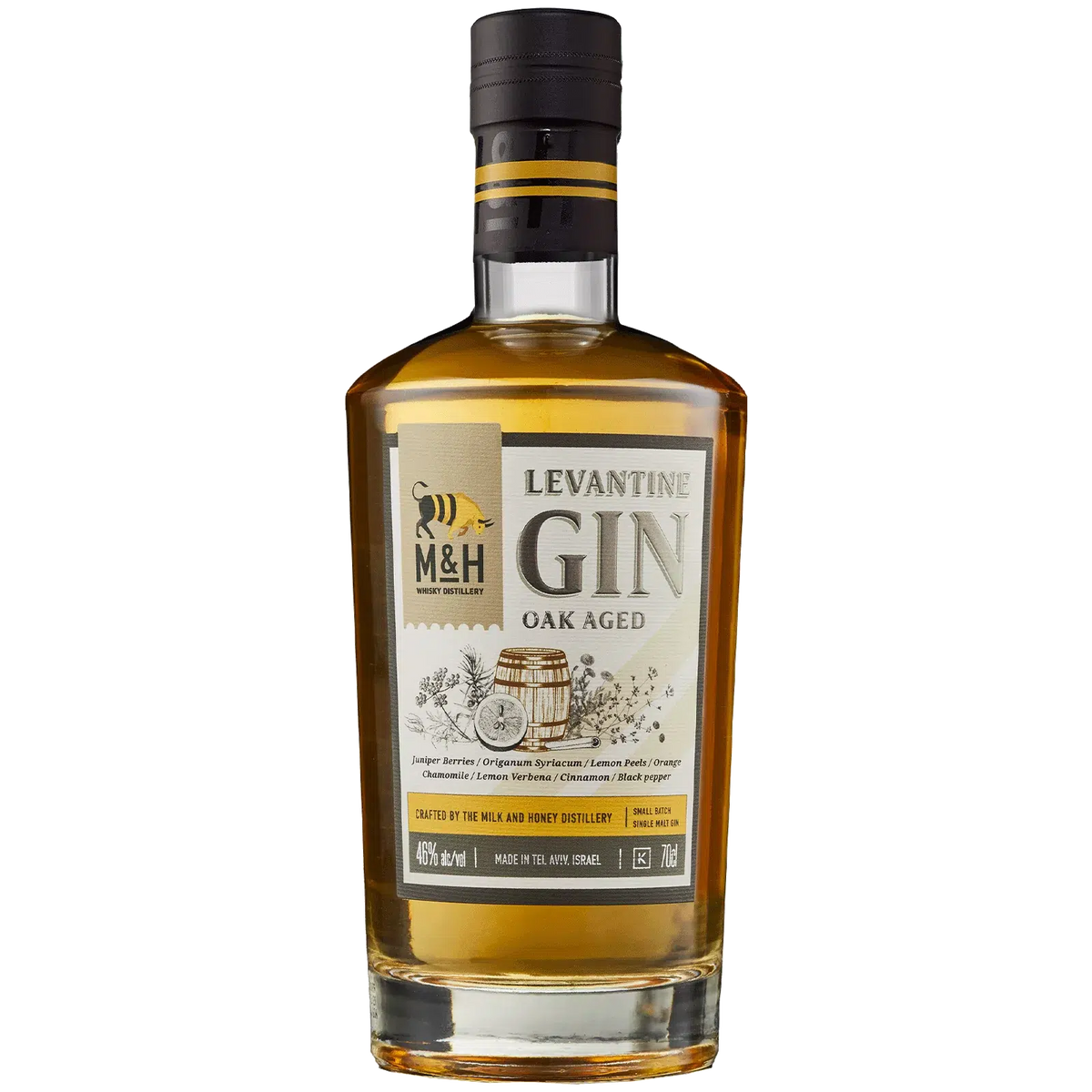 The Milk & Honey Distillery Oak Aged Levantine Gin 700ml