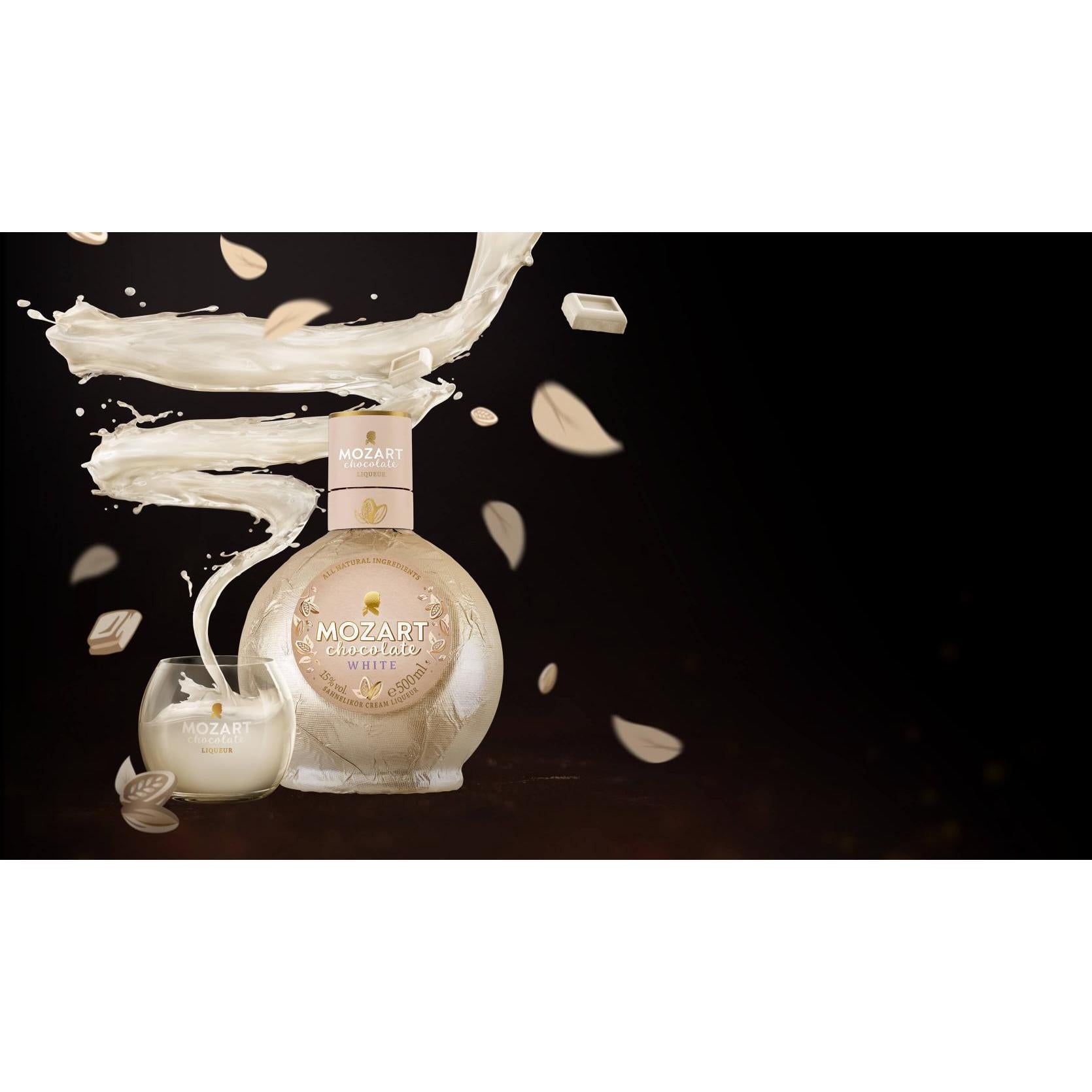 Mozart White Chocolate Vanilla Cream Liqueur 500mL