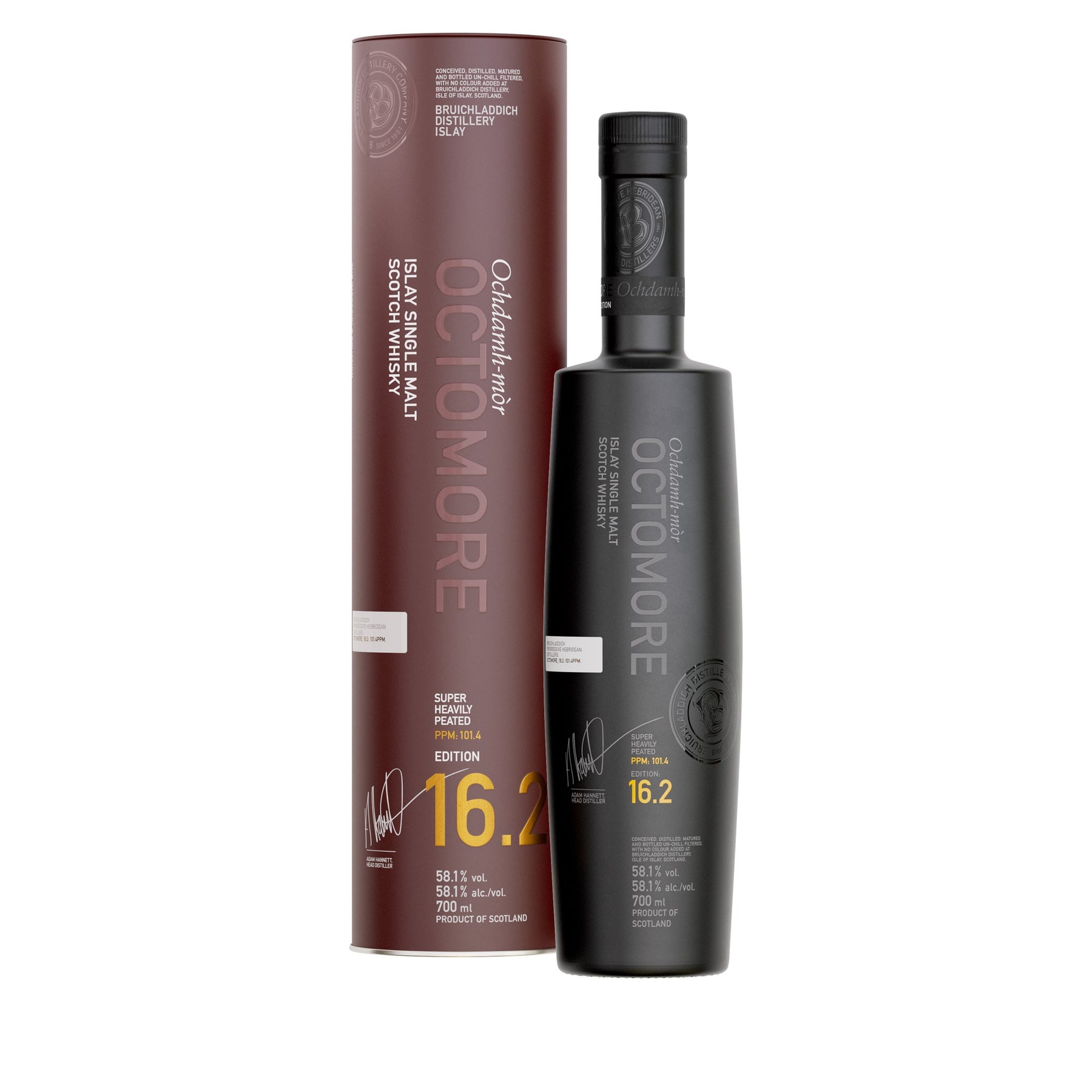 Octomore 16.2 Cask Strength Single Malt Scotch Whisky 700ml