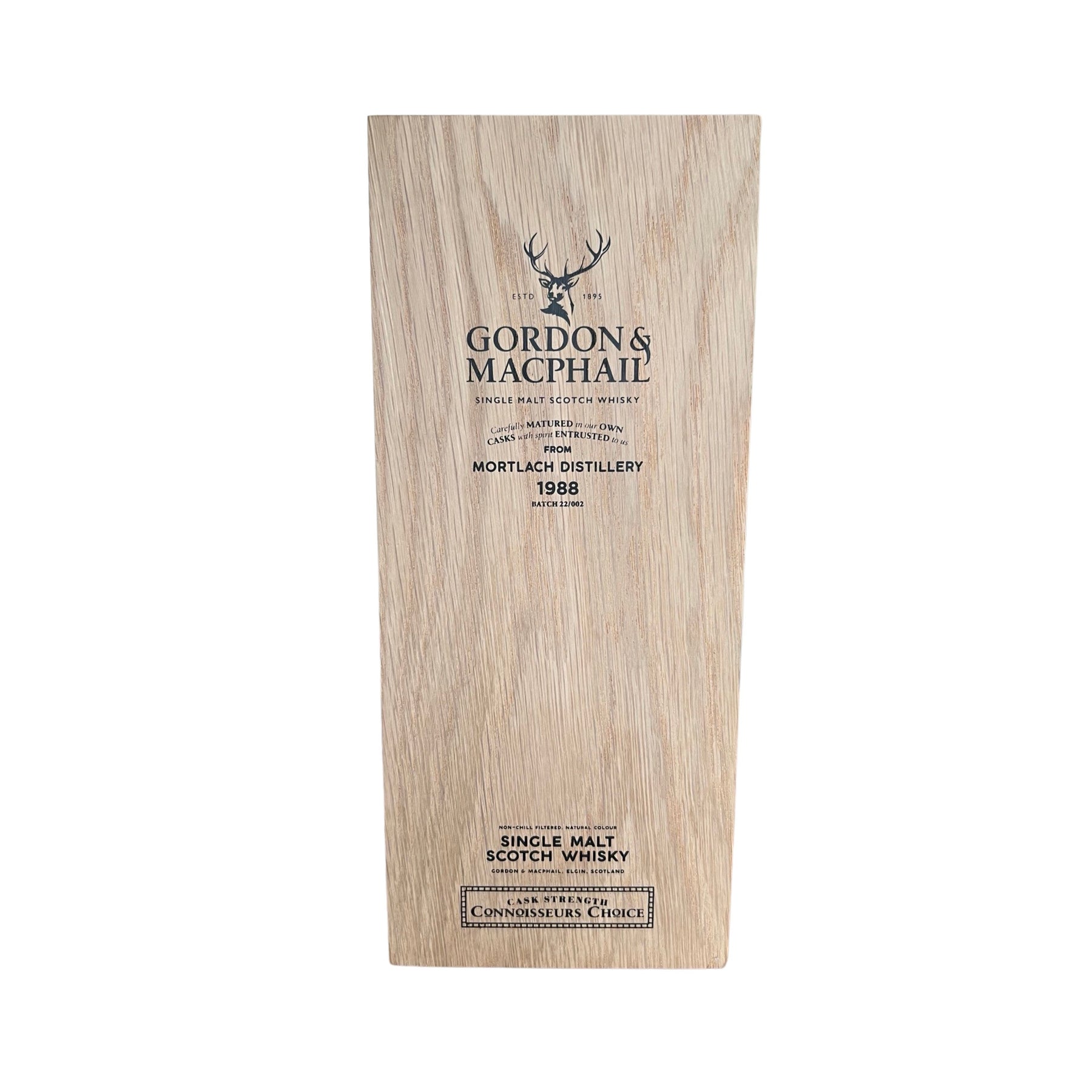 1988 Gordon & Macphail Connoisseurs Choice Mortlach 33 Year Old Cask Strength Single Malt Scotch Whisky 700ml