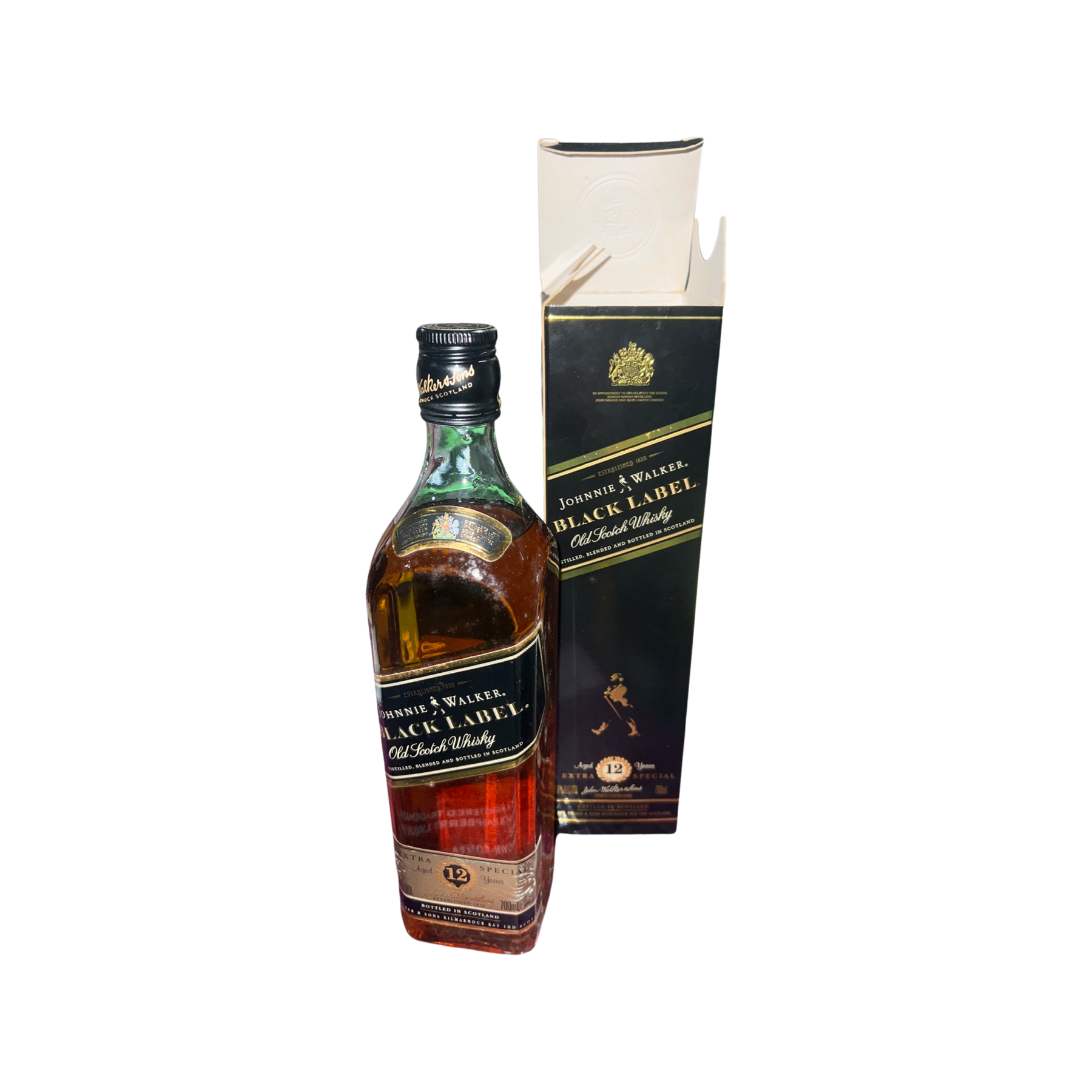 Johnnie Walker 12YO Black Label Extra Special (1980s) Old Scotch Whisky 700ml