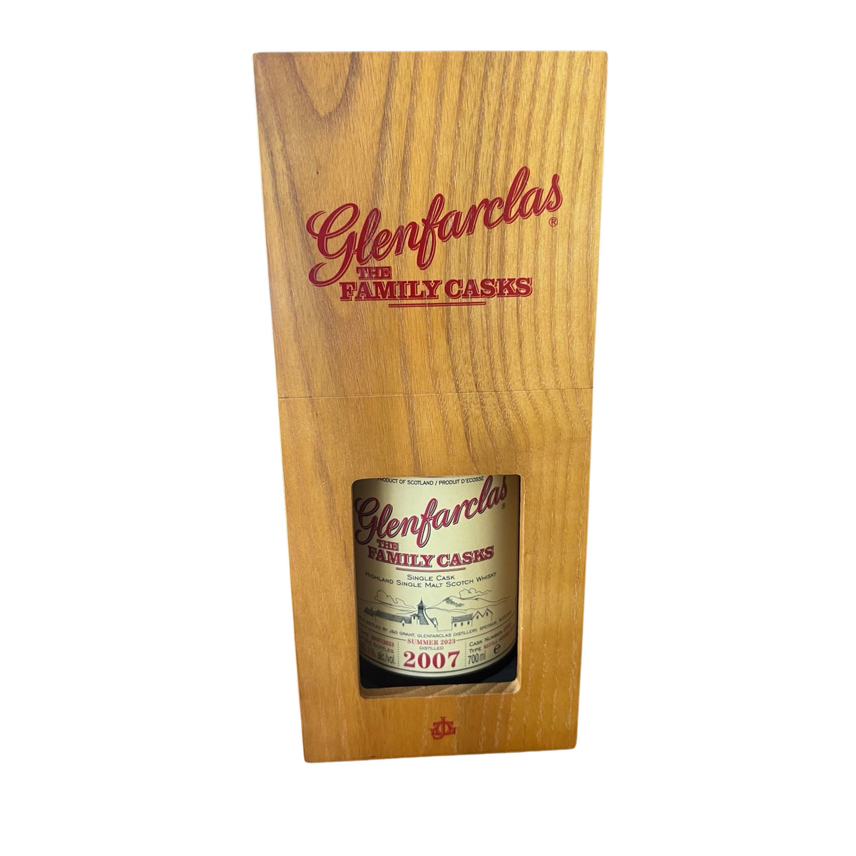 2007 Glenfarclas 15 Year Old The Family Casks Cask Strength Single Malt Scotch Whisky 700ml