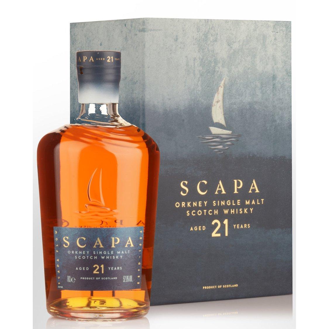 Scapa 21 Year Old Single Malt Scotch Whisky 700ml