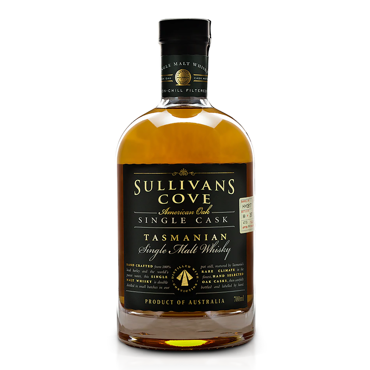 Sullivans Cove American Oak Single Cask Single Malt Whisky 700ml (TD0344)