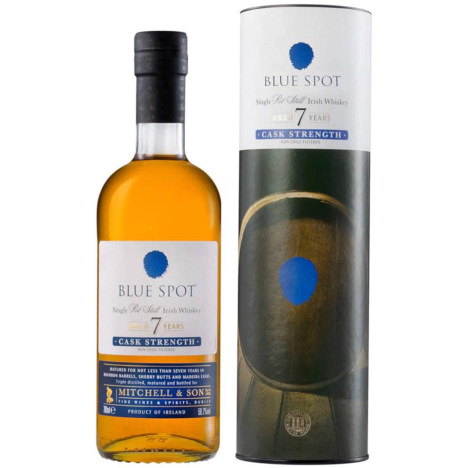 Blue Spot 7 Year Old Cask Strength Single Pot Still Irish Whiskey 700ml