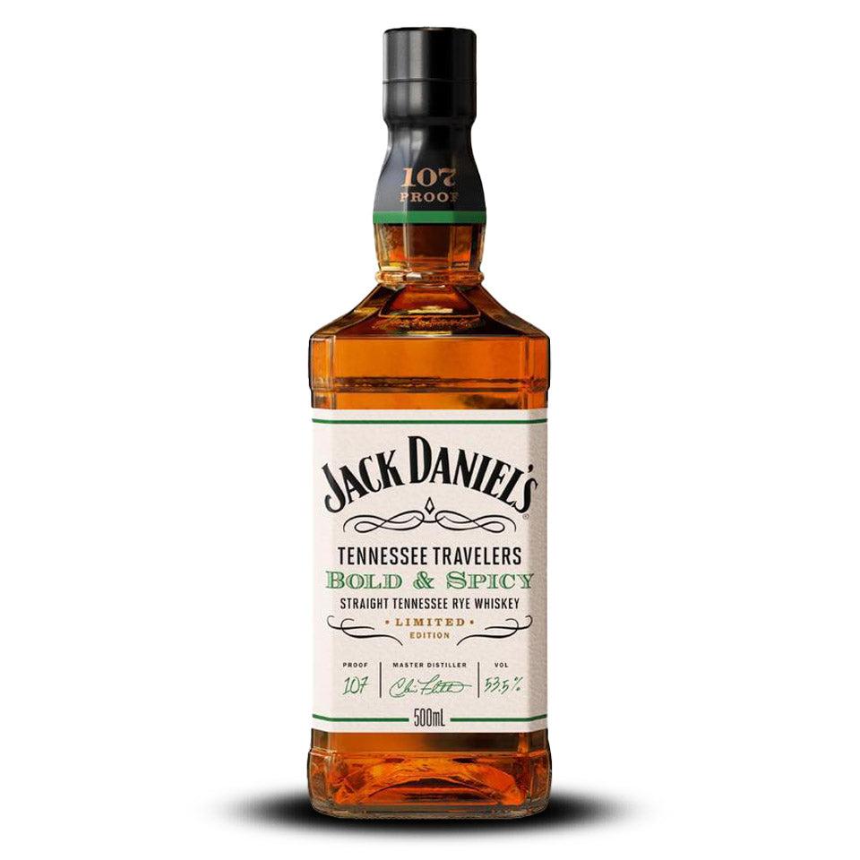 Jack Daniel's Tennessee Travelers Bold & Spicy Limited Edition Tennessee Rye Whiskey 500ml