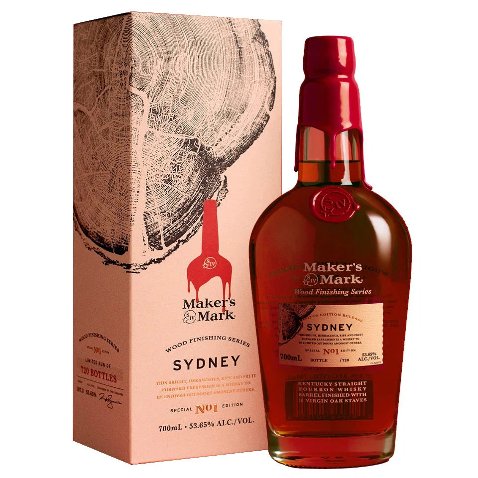 Makers Mark Wood Finishing Series Sydney Edition Cask Strength Kentucky Bourbon Whisky 700ml