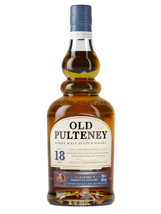 Old Pulteney 18 Year Old Single Malt Scotch Whisky 700ml