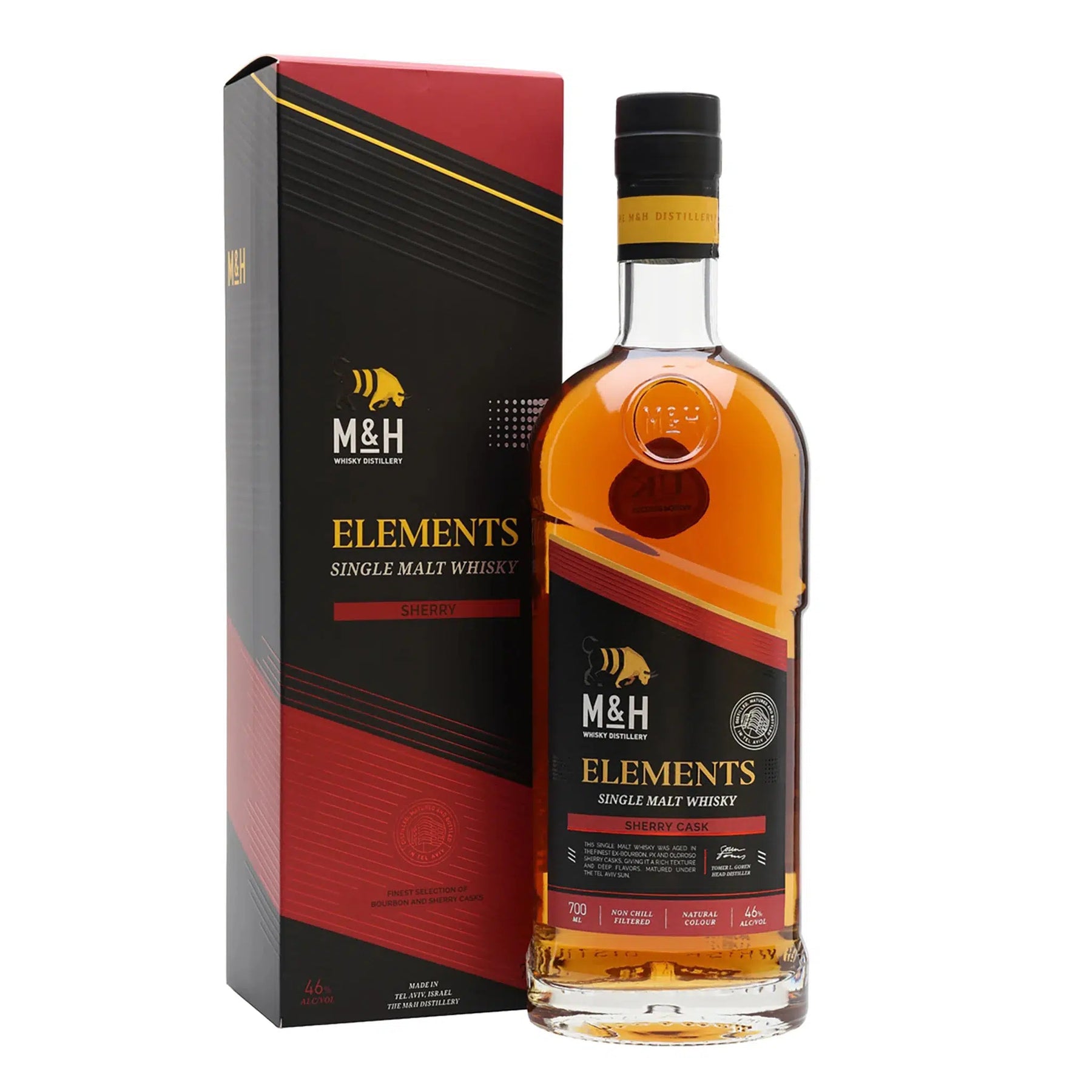 The Milk & Honey Distillery Elements Sherry Single Malt Israeli Whisky 700ml