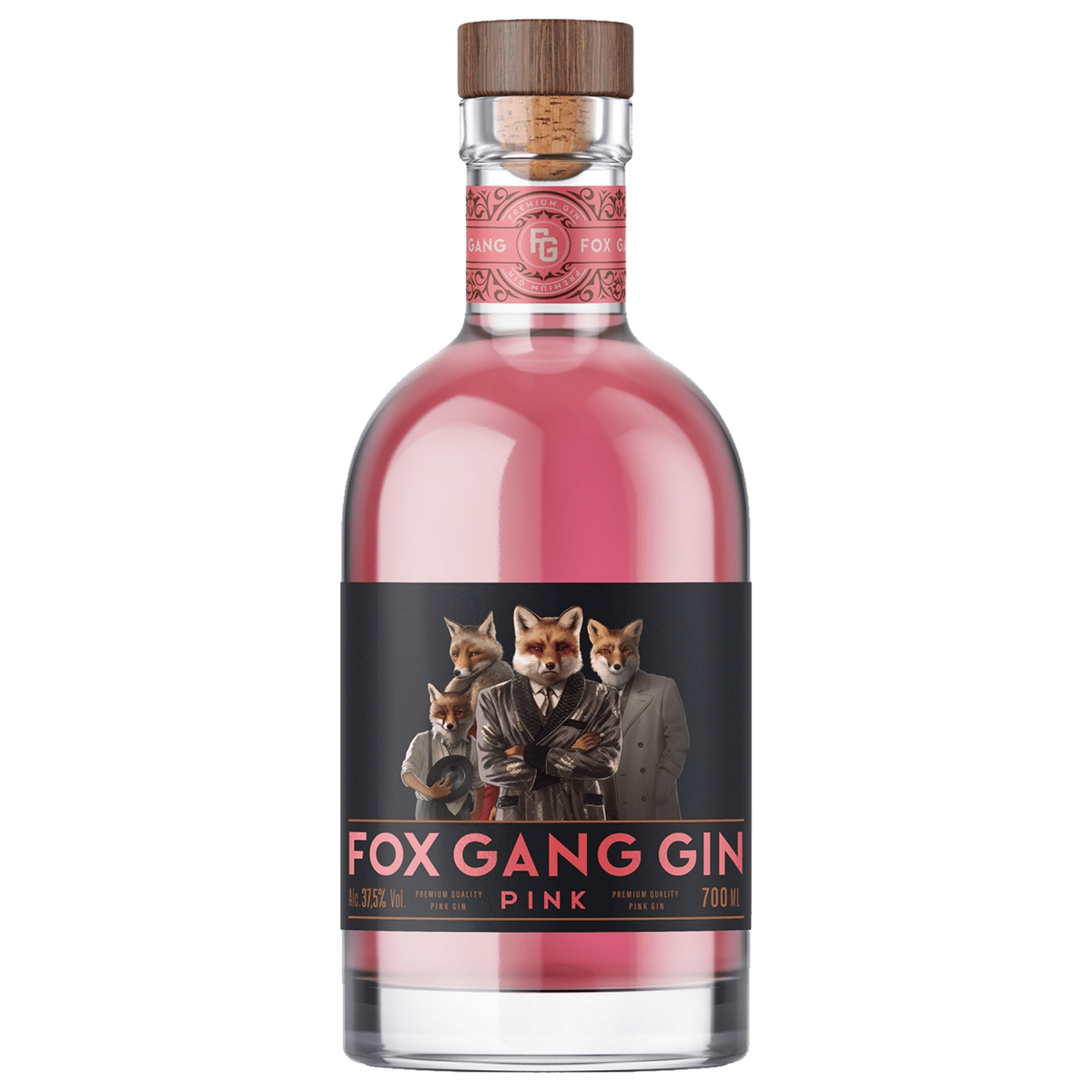 Fox Gang Pink Crafted Gin 700ml