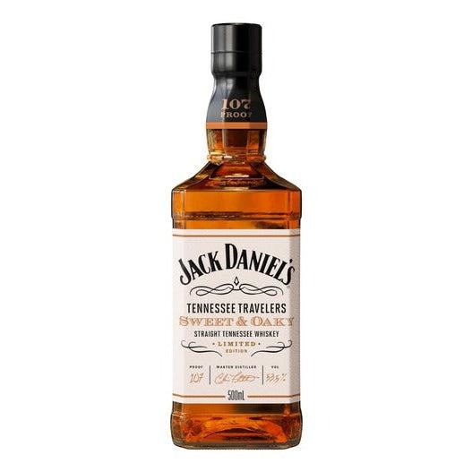 Jack Daniels Tennessee Travelers Sweet & Oaky Straight Tennessee Whiskey 500ml