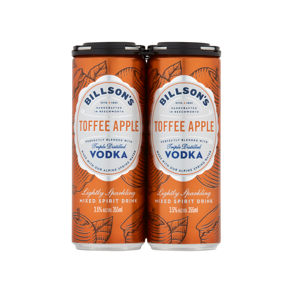 Billson's Vodka Toffee Apple 355ml