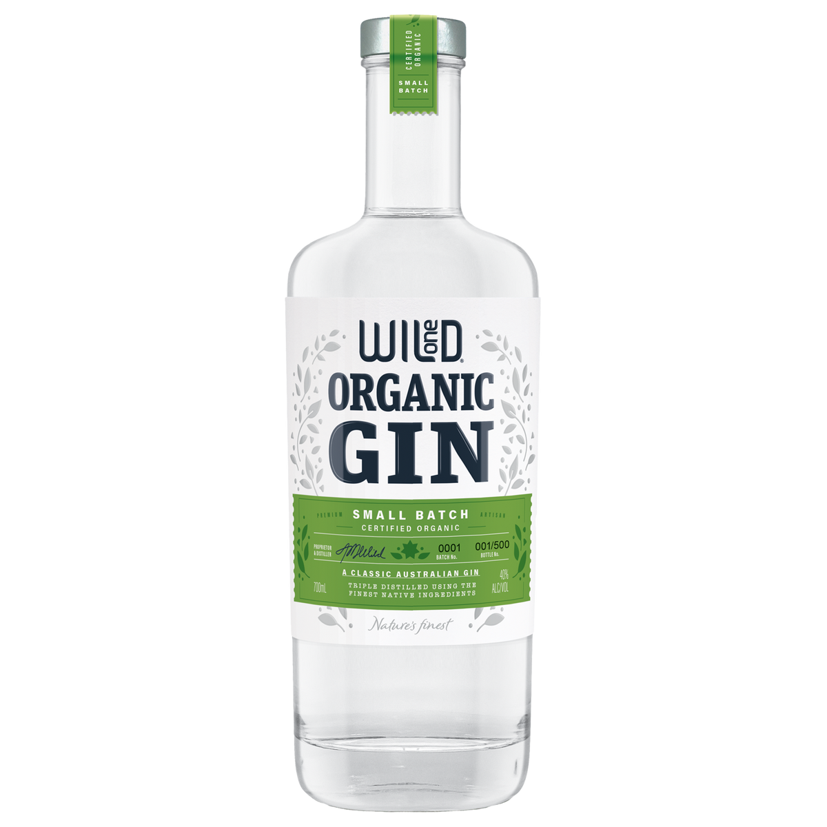 Wild One Organic Small Batch Gin 700ml