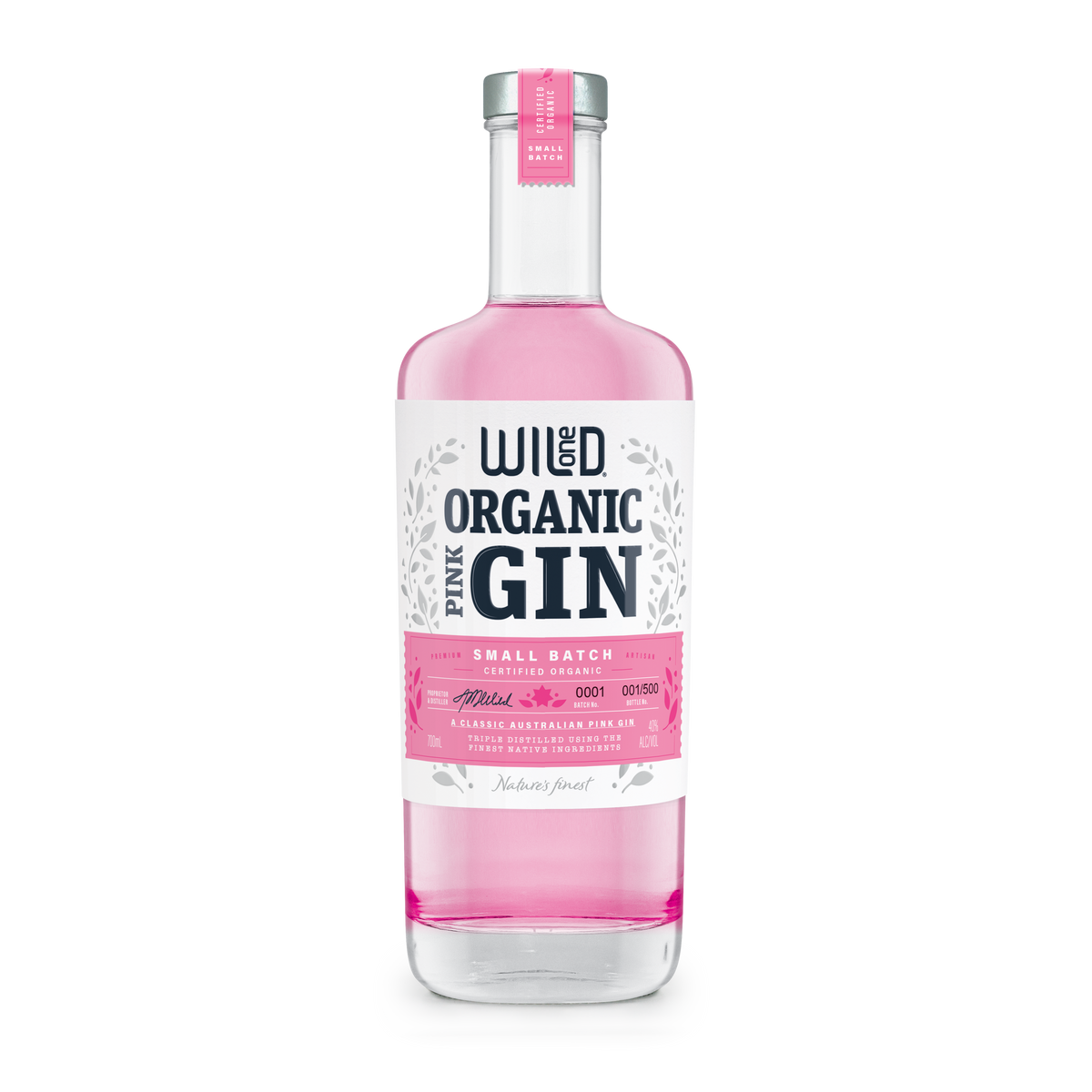 Wild One Organic Pink Gin 700ml