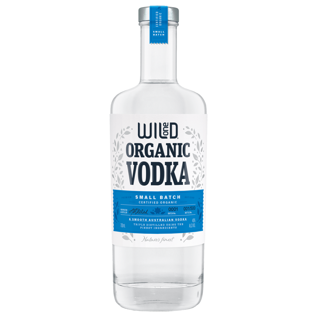 Wild One Organic Vodka 700ml