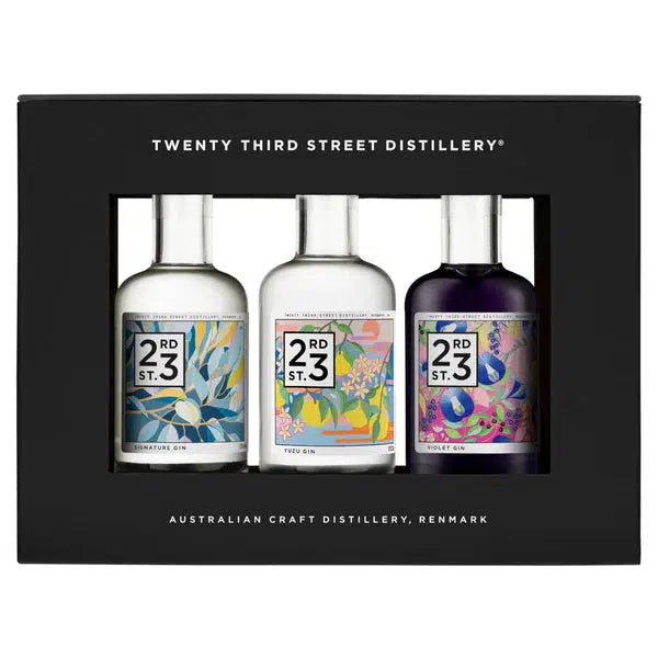 23rd Street Distillery Gin Gift Box 3 x 200mL