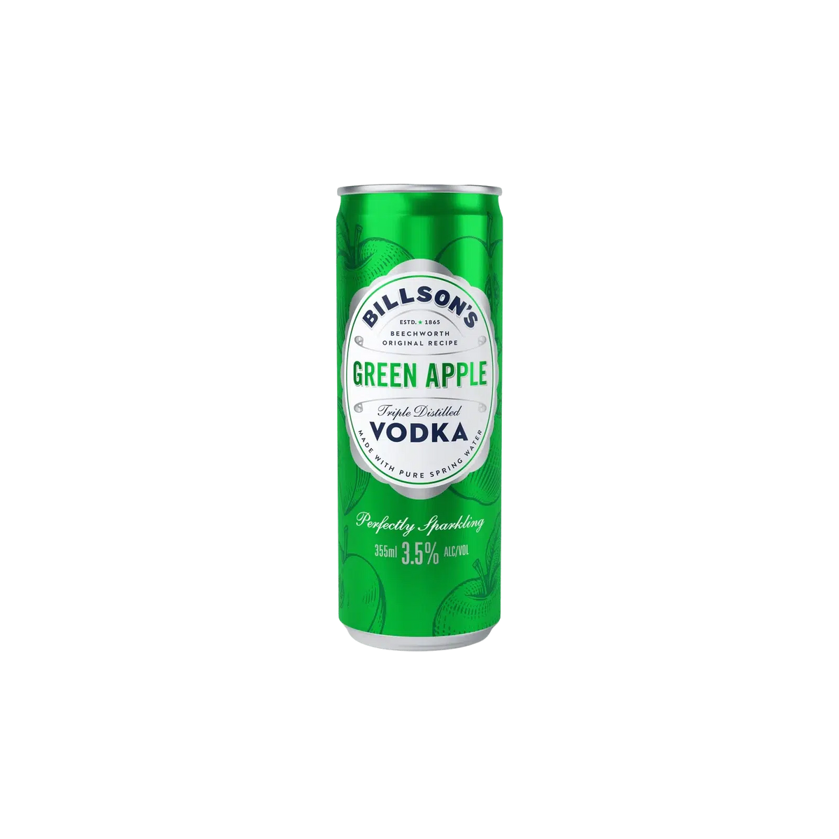 Billson's Vodka Green Apple 355ml