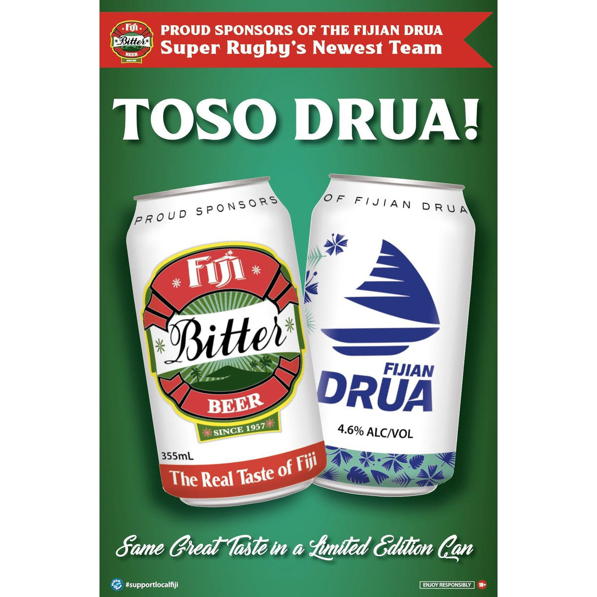 Fiji Bitter DRUA limited edition 355ml