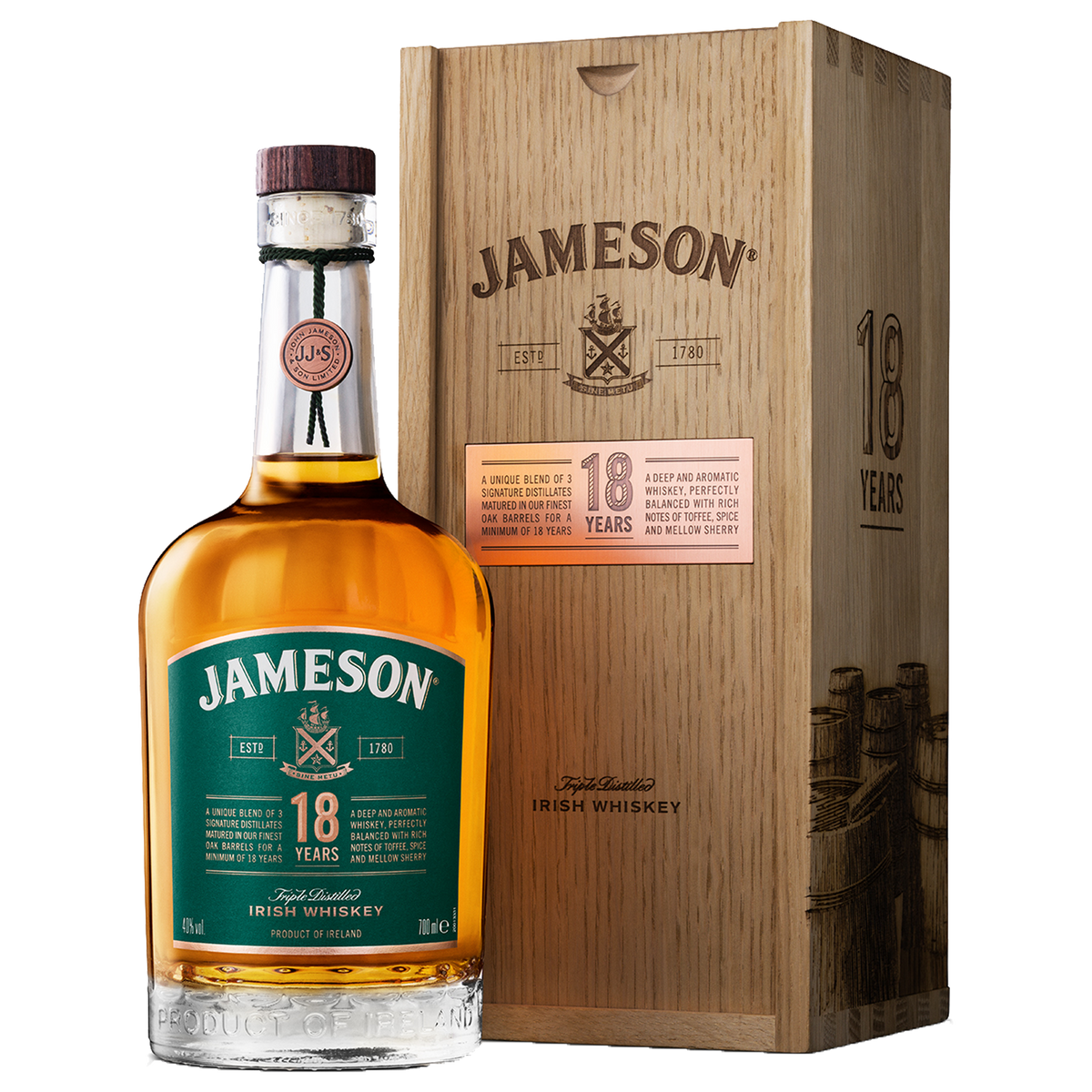 Jameson 18 Year Old Irish Whiskey 700ml