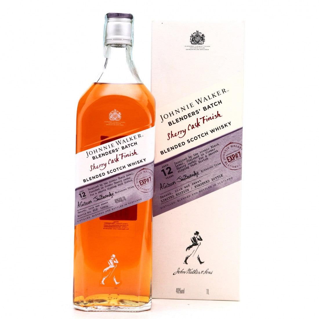Johnnie Walker Limited Edition Blenders Batch Sherry Cask Finish 12 Year Old Blended Scotch Whisky 1L