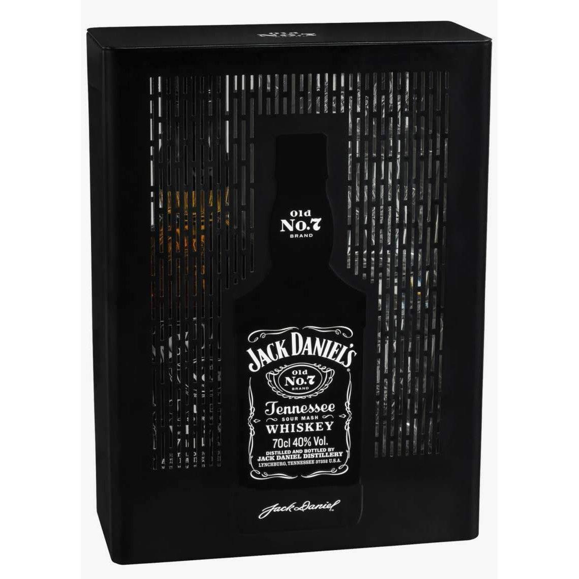 Jack Daniel's No 7 700mL & 2 Glass Pack