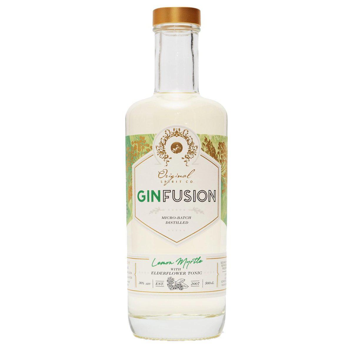 Original Spirits Co GinFusion Lemon Myrtle Elderflower Tonic 500ml