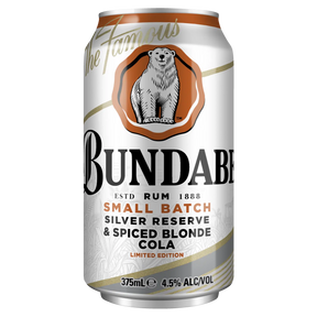 Bundaberg Small Batch Silver Reserve & Spiced Blonde Cola 375ml