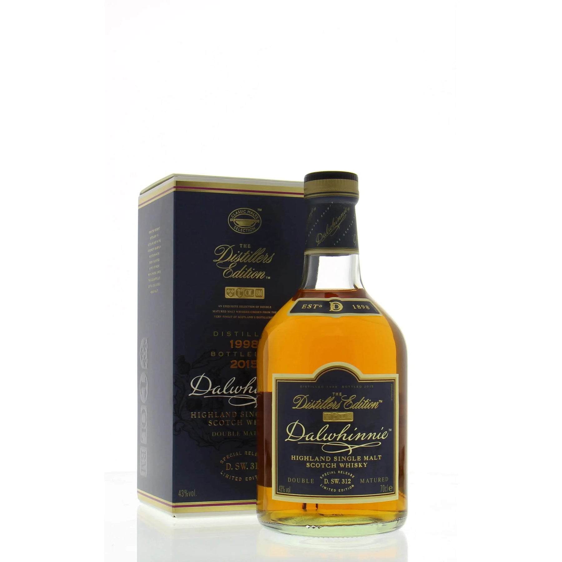 Dalwhinnie Distillers Edition Single Malt Scotch Whisky 700ml