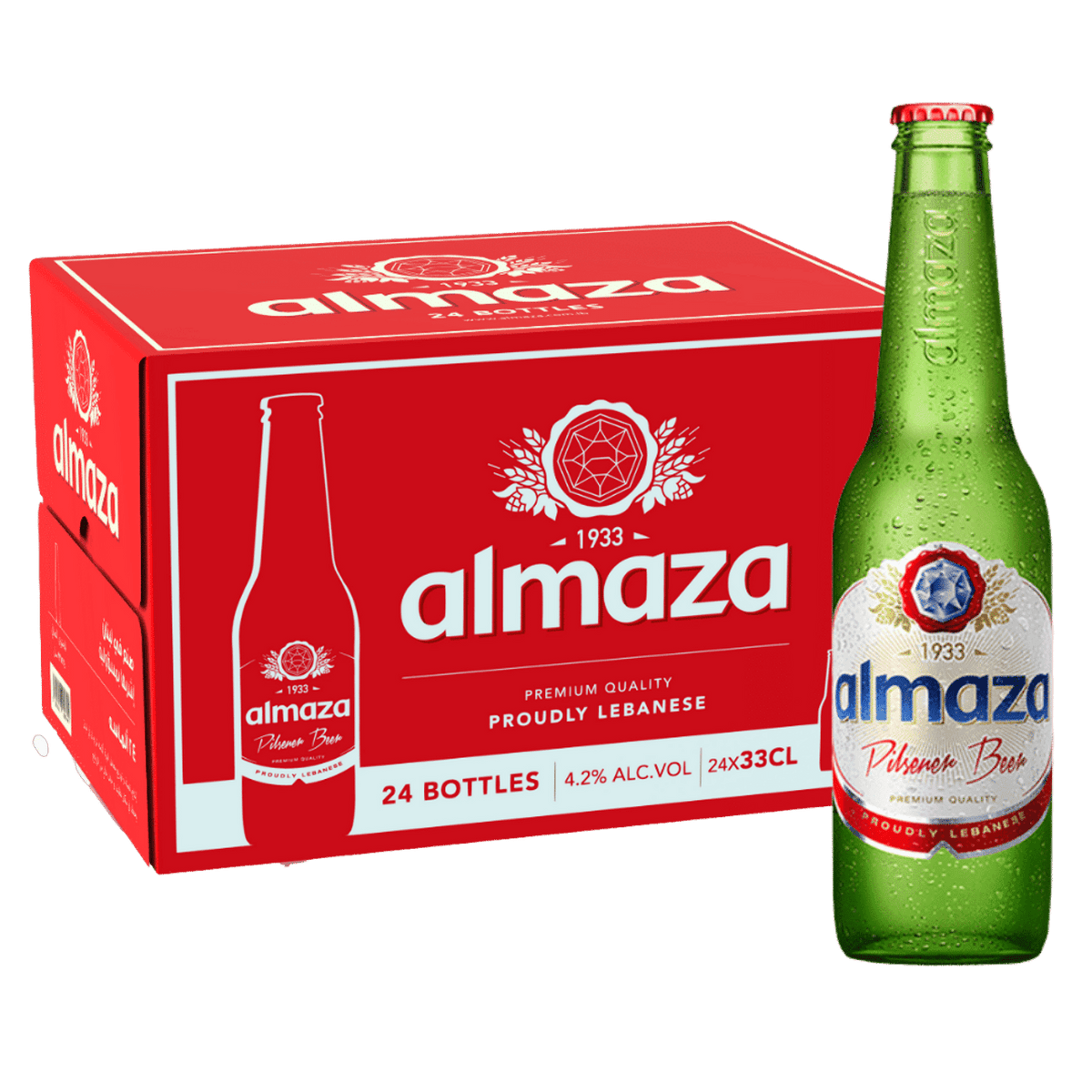 Almaza Pilsener Lebanese Beer 330ml