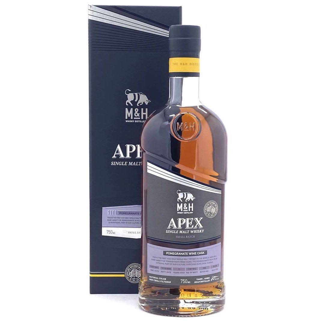 The Milk & Honey Distillery Apex Pomegranate Wine Cask Finish Cask Strength Single Malt Israeli Whisky 700ml