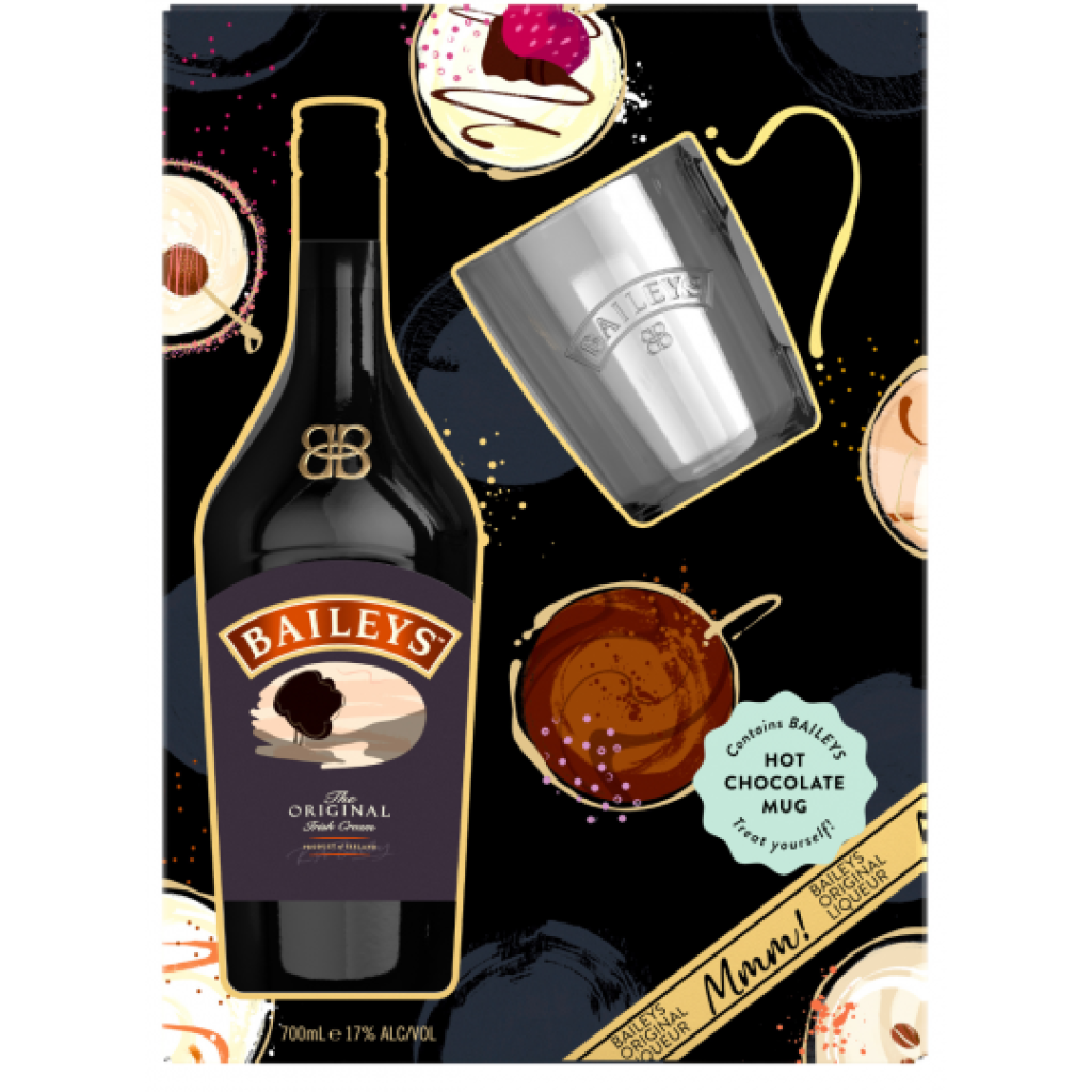 Baileys Original Irish Cream Liqueur & Mug Gift Pack 700ml