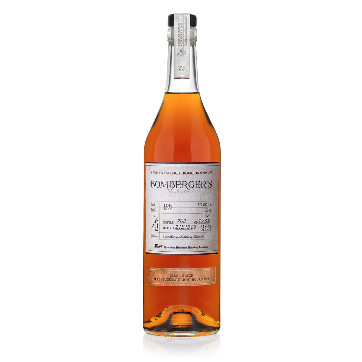 Bomberger's Declaration Kentucky Straight Bourbon Limited Edition Whisky 700ml