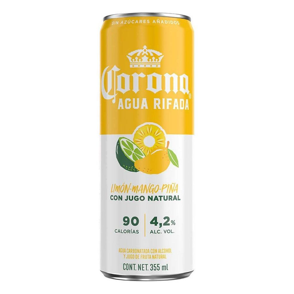 Corona Agua Rifada Lemon Mango Pineapple Seltzer 355mlx24