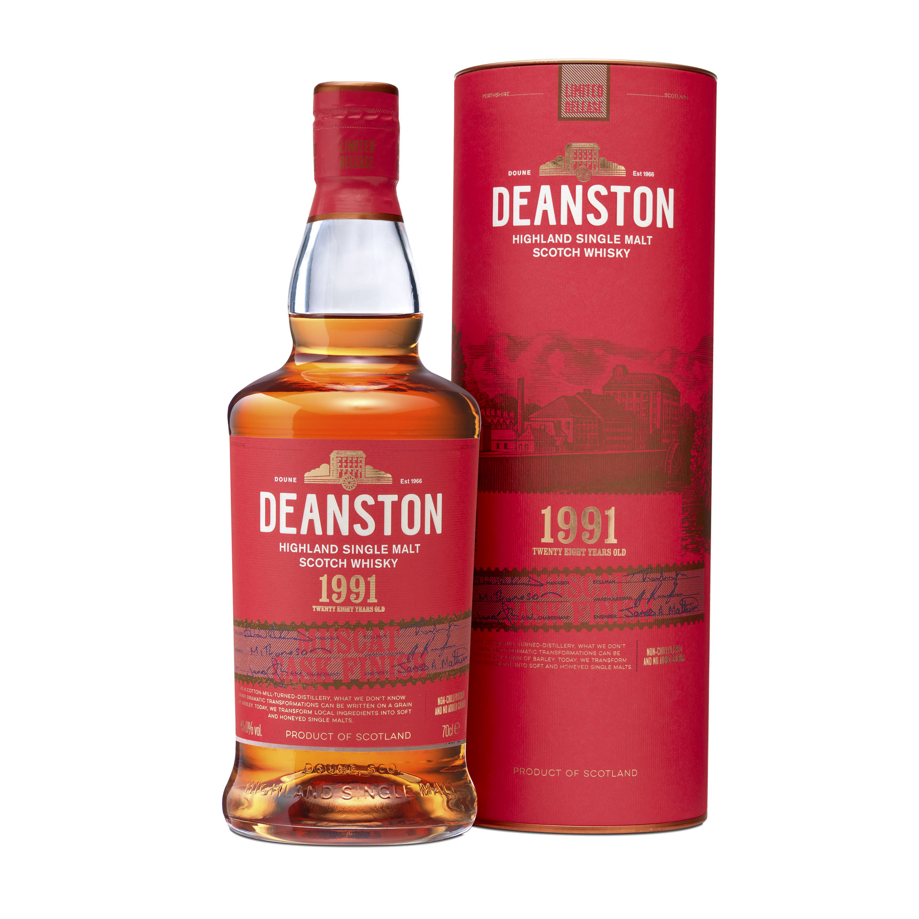Deanston 1991 Muscat Cask Finish 28 Year Old Single Malt Scotch Whisky 700ml