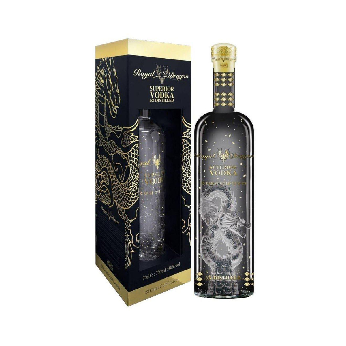 その他  Dragon SUPERIOR VODKA 5X DISTILLED Royal Dragon Superior Vodka Imperial 700ml