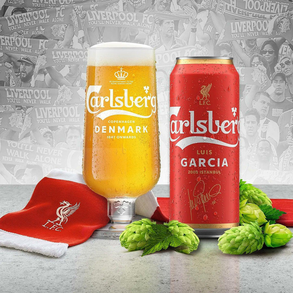 Carlsberg LFC Luis Garcia Limited Edition 500ml Cans Case