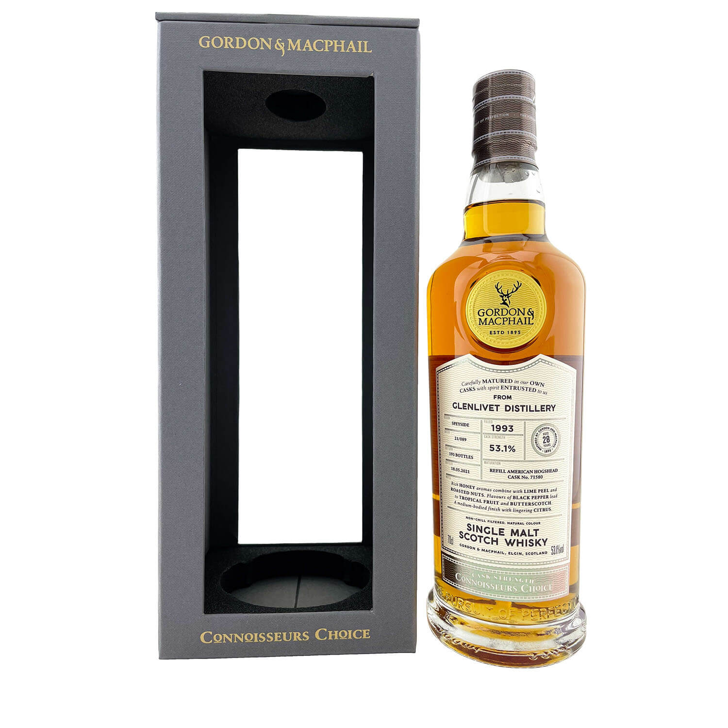 Gordon & MacPhail ‘Connoisseurs Choice’ 1993 Glenlivet Distillery 28 Year Old 700ml