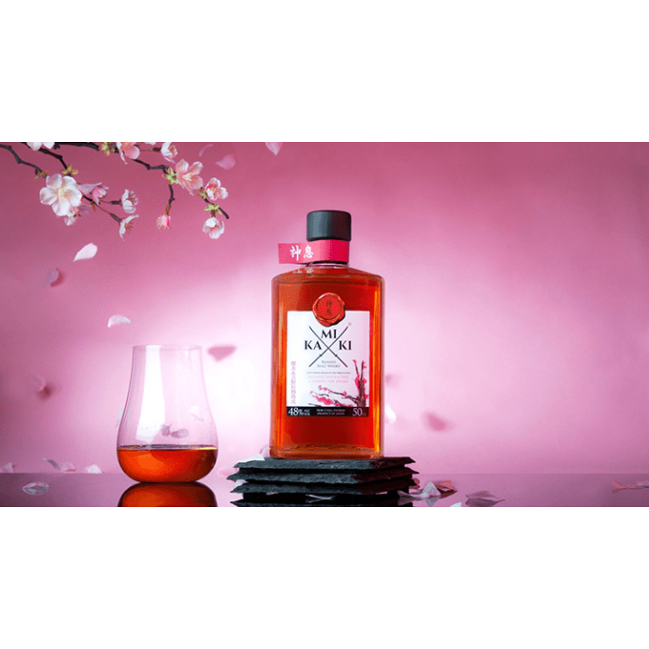 Kamiki Sakura Wood Japanese Blended Malt Whisky 500ml