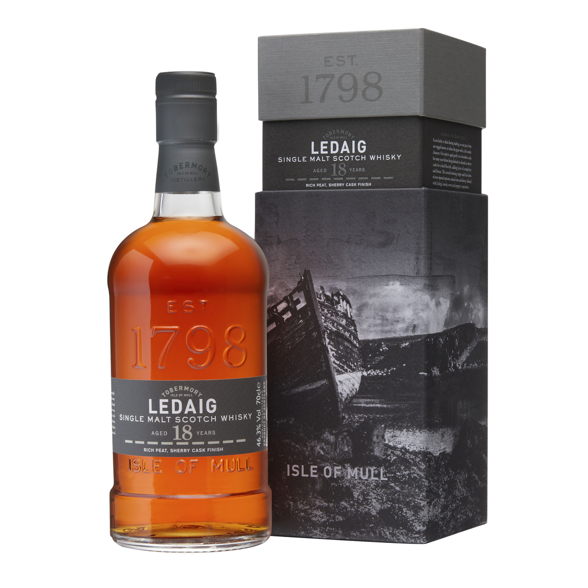 Ledaig 18 Year Old Single Malt Scotch Whisky 700ml