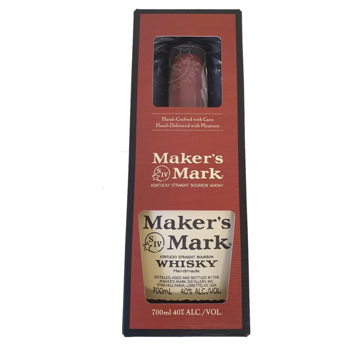 Maker's Mark Kentucky Straight Single Glass Gift Box 700ml