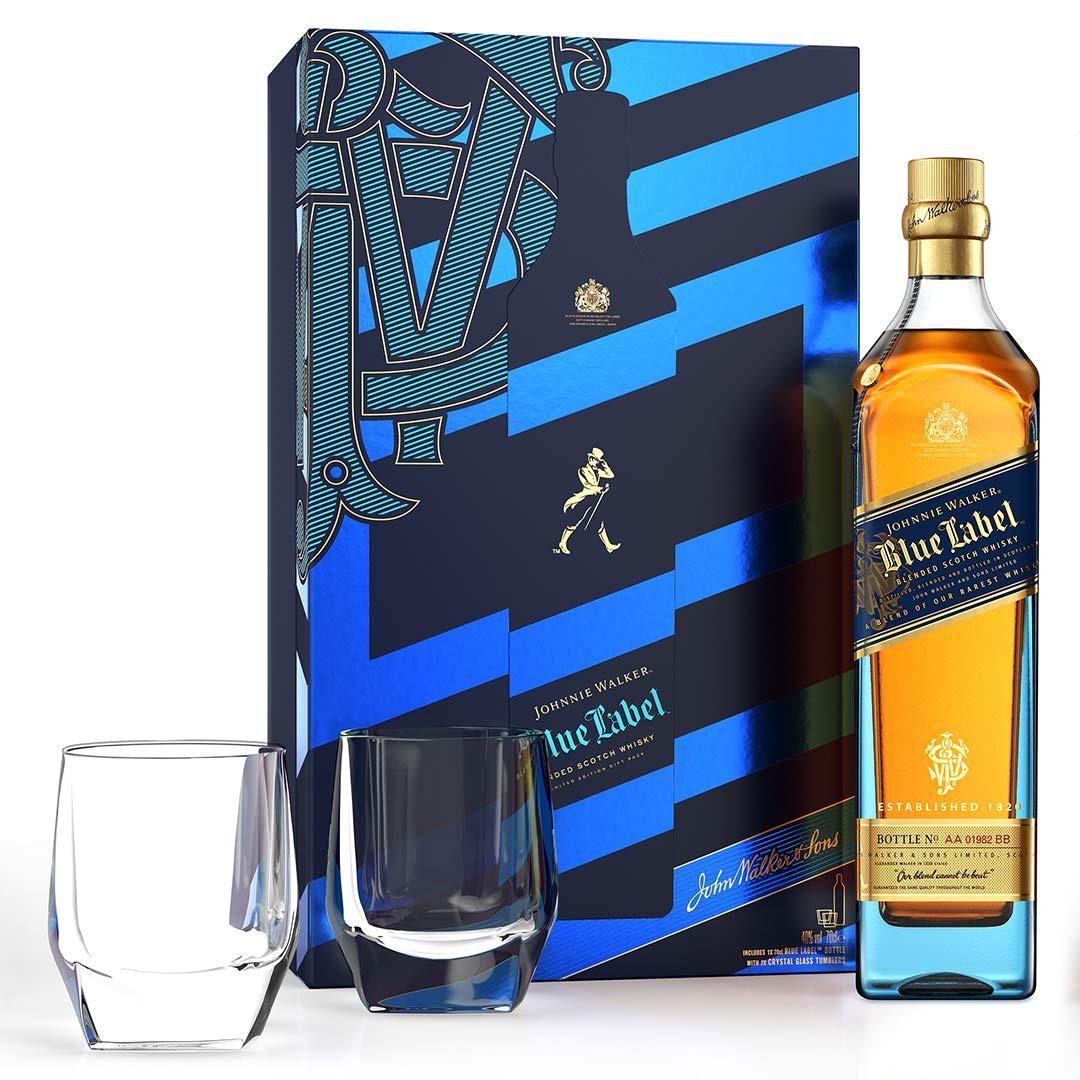 Johnnie Walker Blue Label Icons Gift Pack 700ml