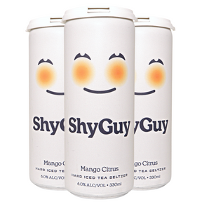 Shy Guy Hard Iced Tea Seltzer Mango Citrus 330ml