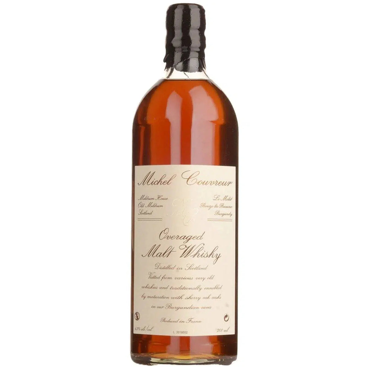 Michel Couvreur Overaged (43%) Whisky 700ml