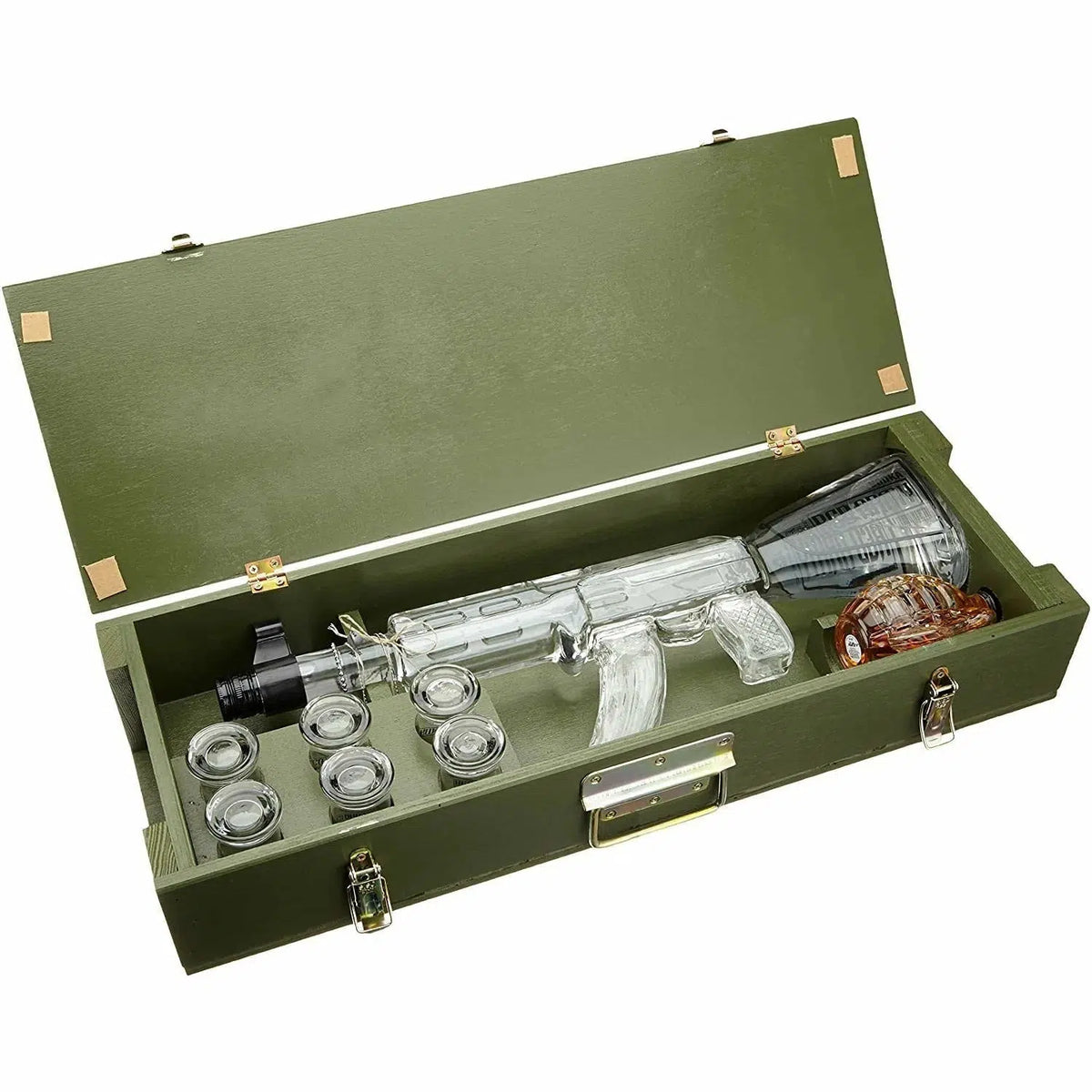 Kalashnikov Red Army Vodka 1L + 0.2L Grenade + 6 Shot Glasses Kalashnikov Red Army Vodka 1L + 0.2L Grenade + 6 Shot Glasses