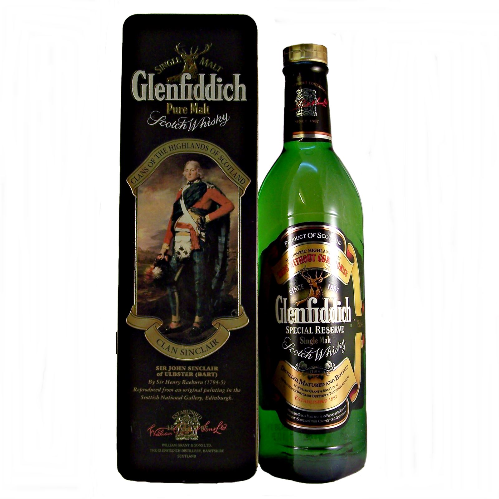 Glenfiddich Special Old Reserve 'Clan Sinclair' Pure Malt Scotch Whisky 750ml