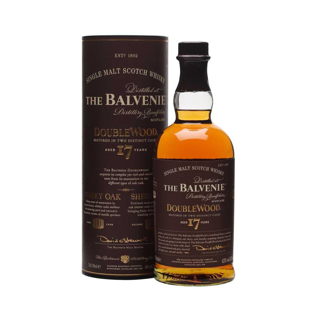 The Balvenie 17 Year Old DoubleWood Single Malt Scotch 700ml